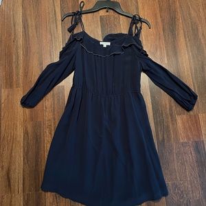 a loves a cold shoulder dress